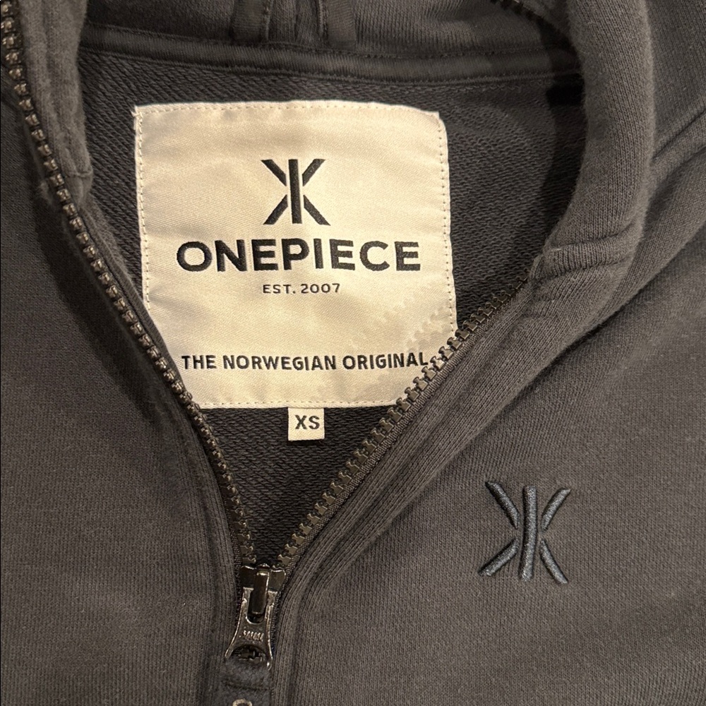 Onepiece Charcoal Hooded Jumpsuit - Picture 2 of 7